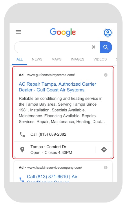 Sample-Gulf-Coast-Google-Ad
