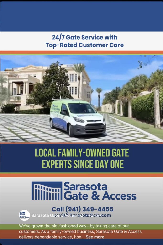 Sarasota Gate and Access Ad