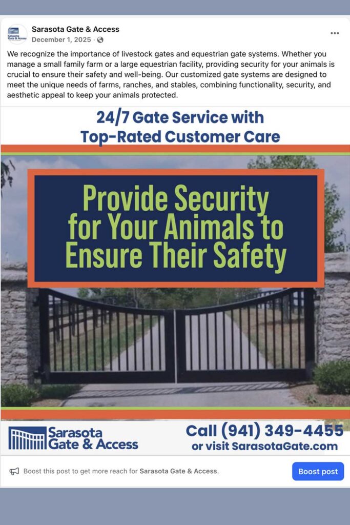 Sarasota Gate and Access Post